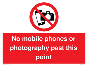 No mobile phones or photography past this point